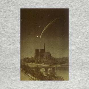 Donati Comet over Paris, France by Amedee Guillemin, 1858 T-Shirt